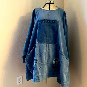 Blue Fish woven tunic